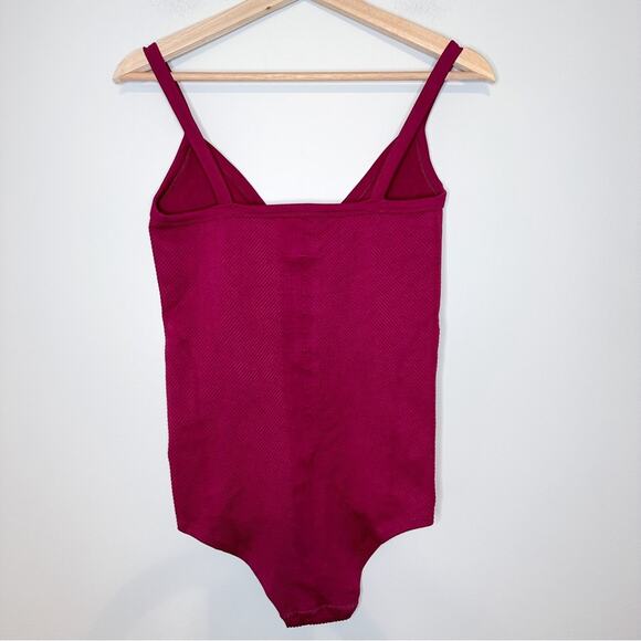 Anthropologie Pink Seamless Bodysuit - Picture 3 of 3